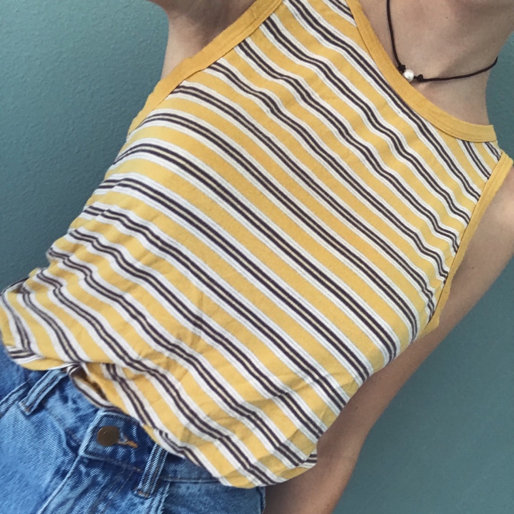 American Eagle Striped Tank Top